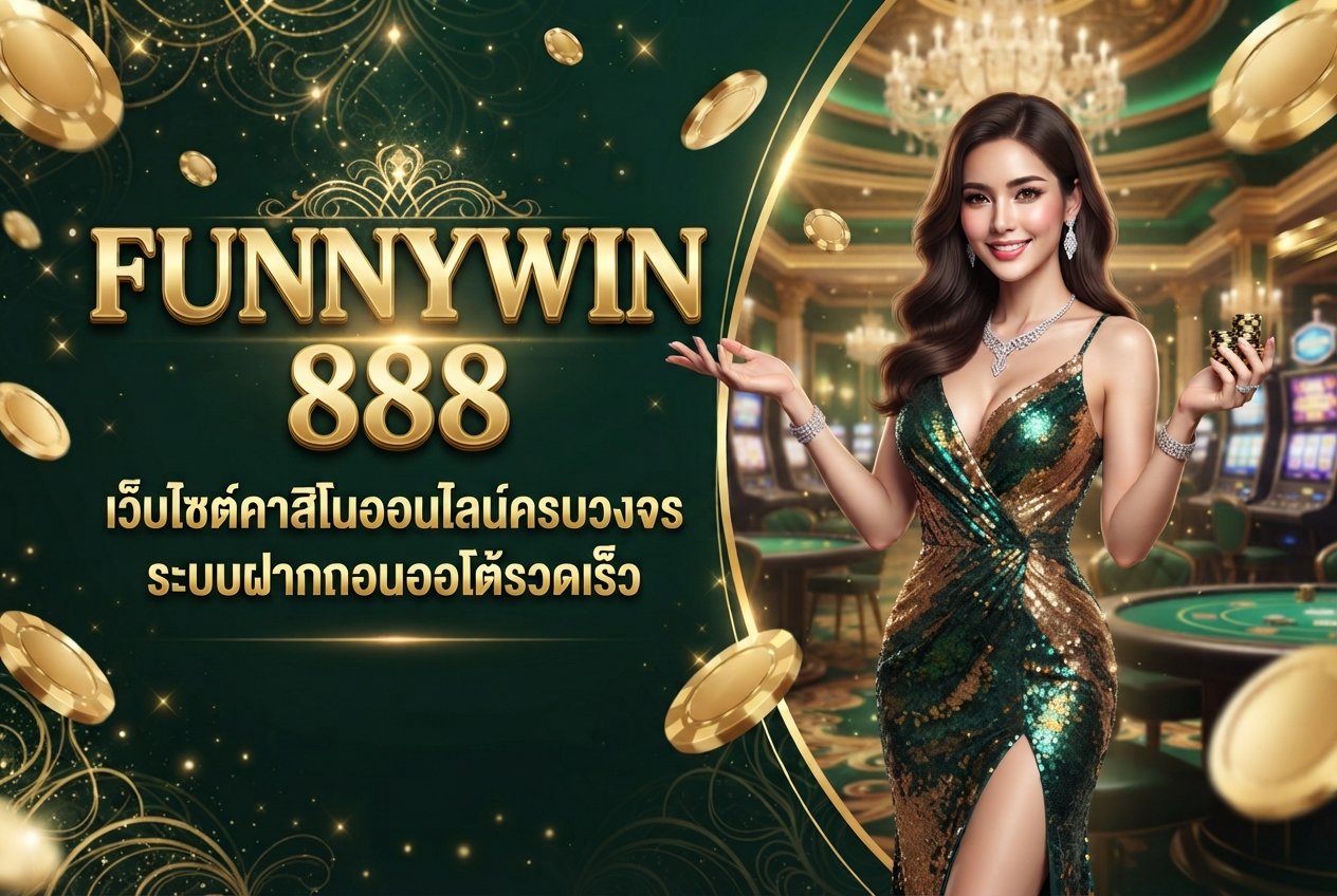 FUNNYWIN 888 เว็บสล็อตสายมันส์ เล่นง่าย จัดเต็มทุกจังหวะ