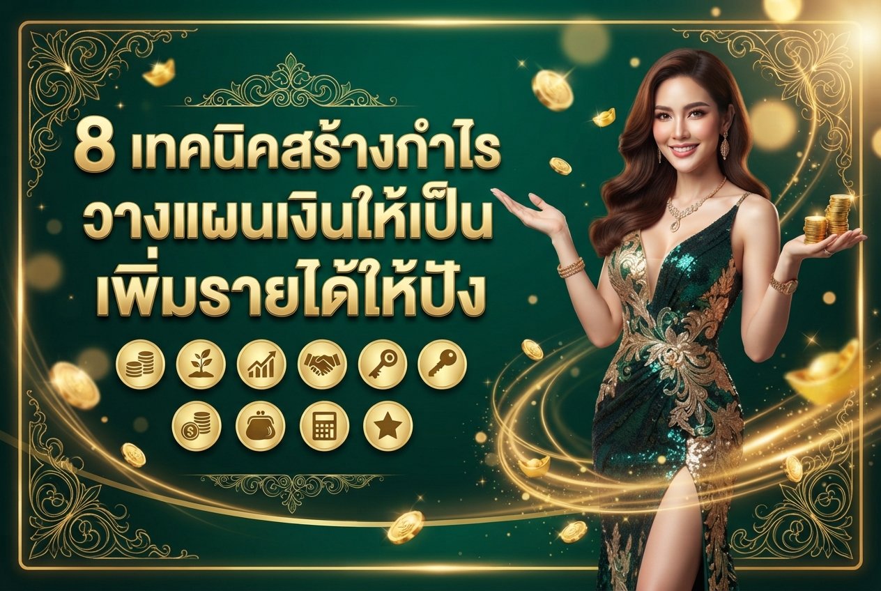 8 เทคนิคสร้างกำไร วางแผนเงินให้เป็น ฉบับ FUNNYWIN888